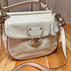COACH 60th Anniv LEGACY WILLIS Cross Body in Chalk. Excellent condition.